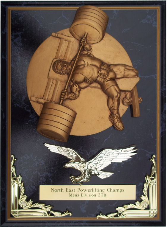 Powerlifting awards,powerlifting trophys,weightlifting trophys