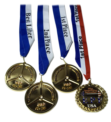 powerlifting medals