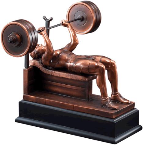 powerlifting sculptures awards