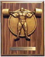 powerlifting trophys, powerlifting awards,powerlifting sculptures