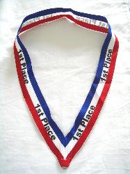 custom neck ribbons,1st place ribbons